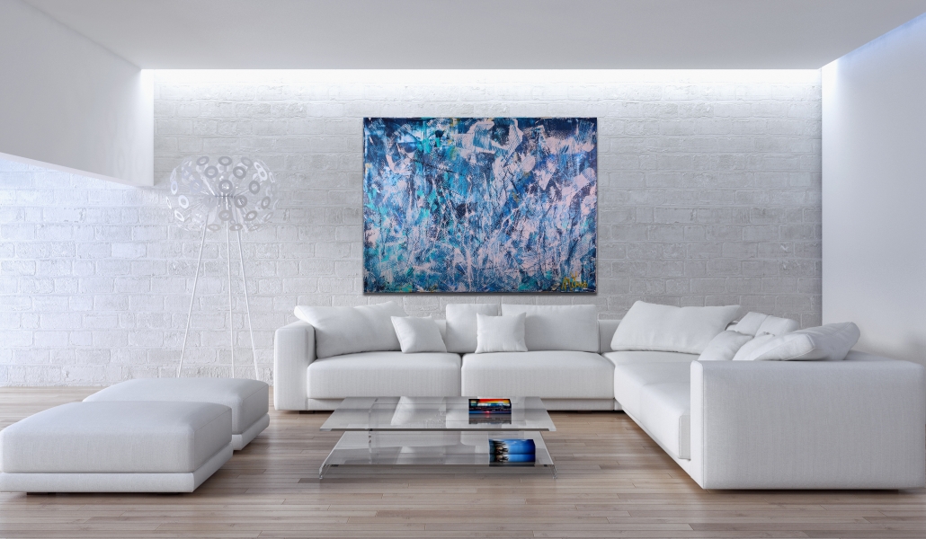 SOLD - Stormy Weather by Los Angeles painter Nestor Toro