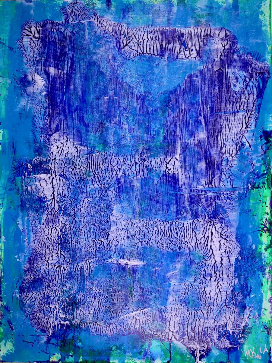 SOLD - Abstract Sketch 2 by Los Angeles artist Nestor Toro