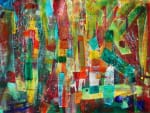 Invisible cracks by Nestor Toro Painting, Acrylic - 36”h x 48”w . Artwork is SOLD