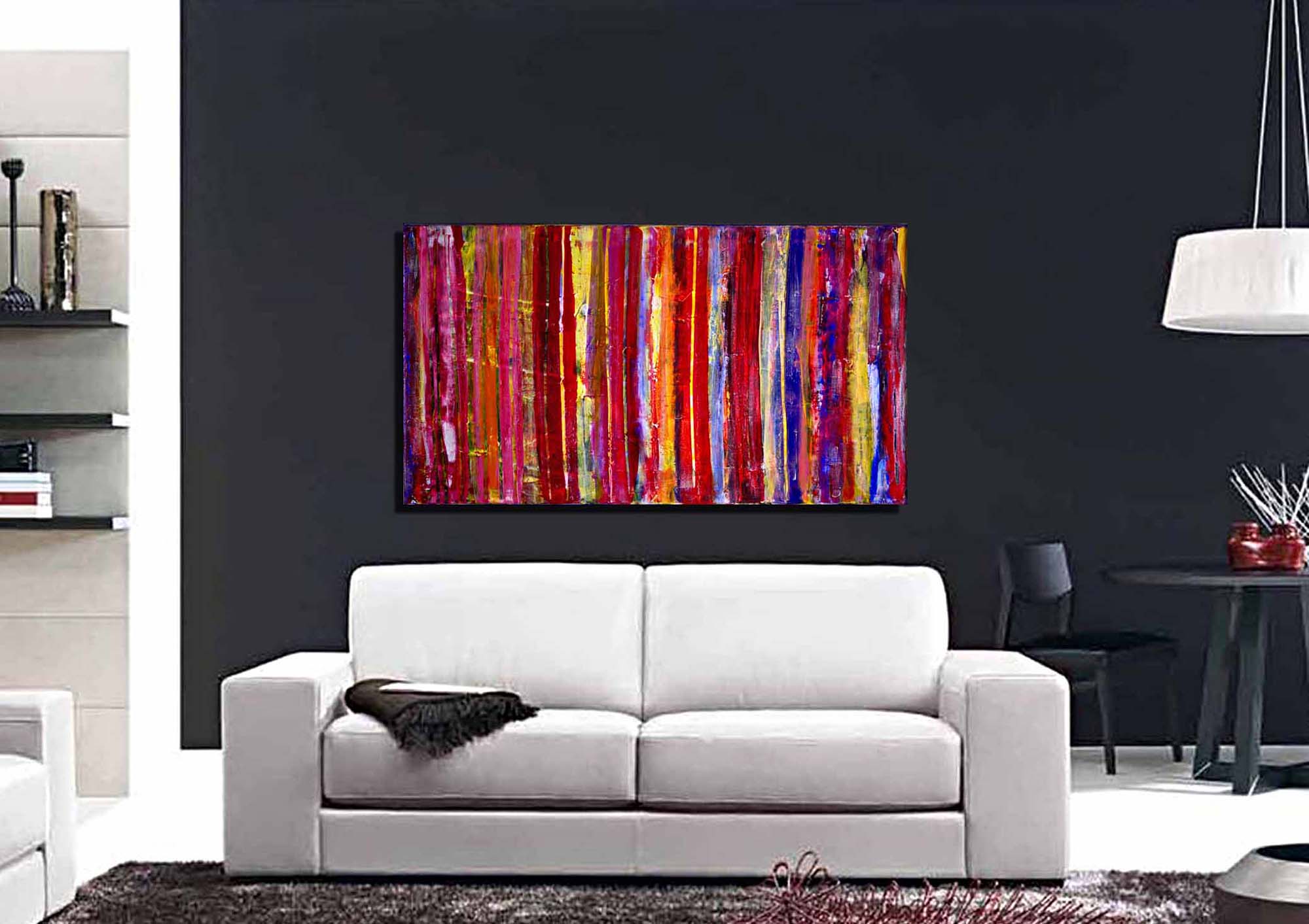 SOLD - Abstract Transition (to the left) - artist Nestor Toro