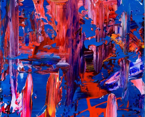 Thunder - Painting by artist Nestor Toro - SOLD