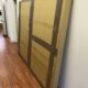Large custom made crate shipping a painting by abstract painter Nestor Toro