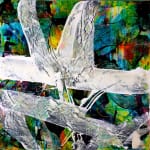 SOLD - Floral Spectra ll (2015) Acrylic painting by Nestor Toro Sold at Zatista Online Art Gallery