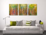 Interrupted Floral landscape - Tryptic - BEAUTIFUL STATEMENT (2016) SOLD