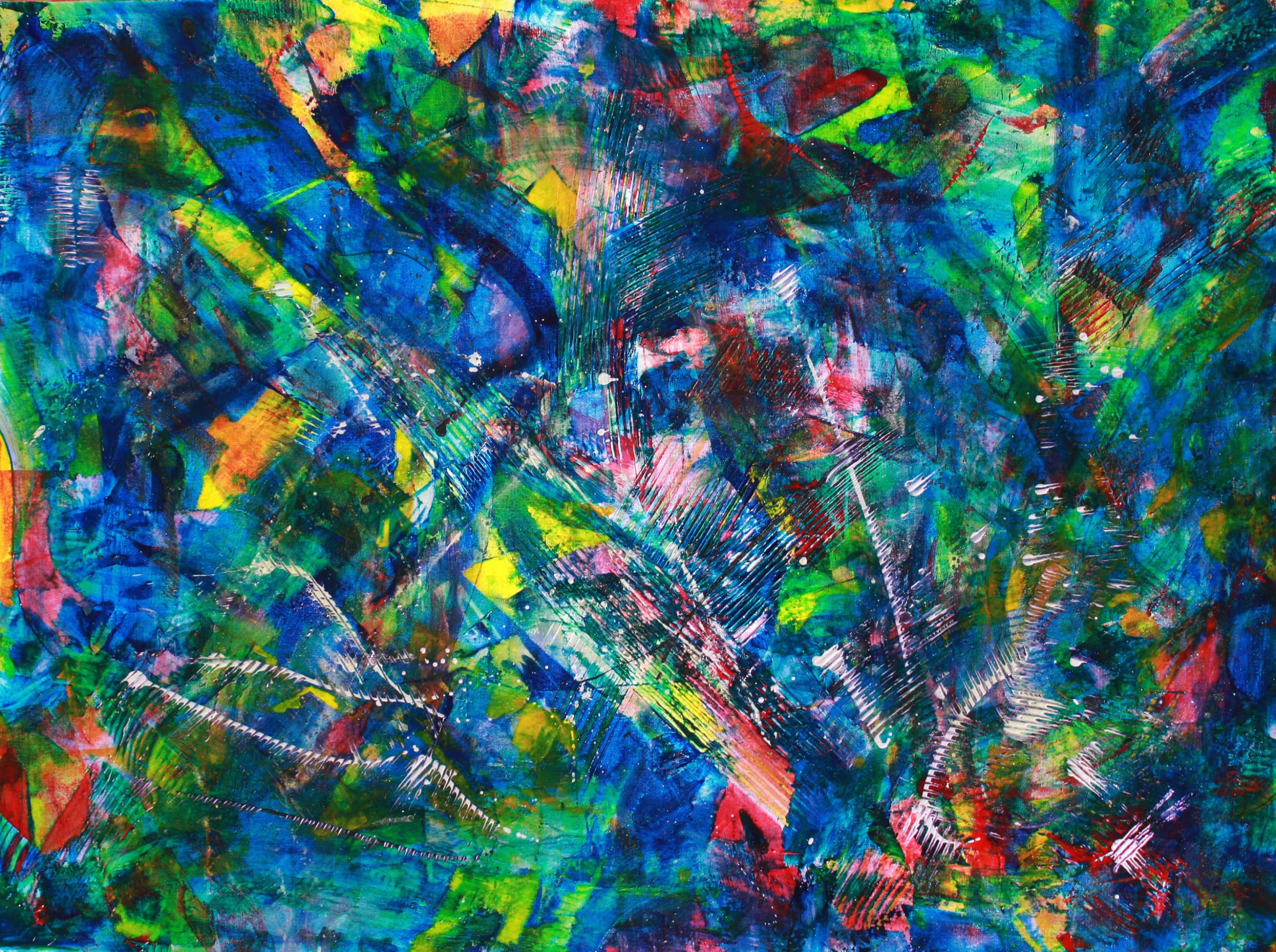 Forest Rainbow (2014) / Rare Early Work / Artist: Nestor Toro