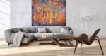 SOLD abstract painter artist LA Nestor Toro this is called Infinite Dimensions 2