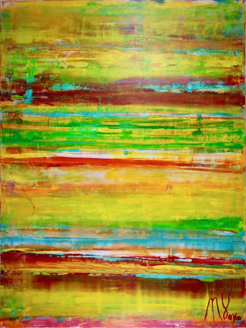 Dimensional Terrain - Golden Horizon by Nestor Toro in Los Angeles 2017