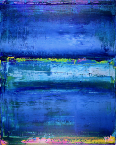 Azure - SOLD abstract by Nestor Toro