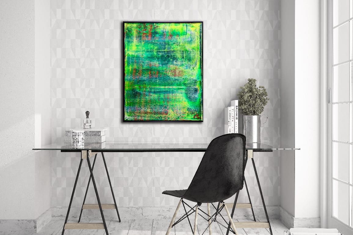 Translucent Abstract Forrest - ABSTRACT ART - NESTOR TORO - LOS ANGELES