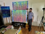 Los Angeles abstract artist - Painter Nestor Toro