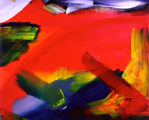 Los Angeles abstract artist - Nestor Toro - Fiery Dream has been SOLD to a collector