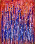 Drizzles III (2016) Mixed Media painting by Nestor Toro abstract artist - Los Angeles - Sold