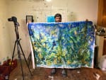 SOLD - Terra Verde by Nestor Toro L.A. Abstract Artist