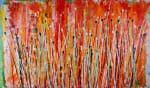 Spring Drizzles I (2017) Acrylic painting by Nestor Toro - Sold - Los Angeles