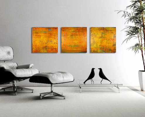 Fire Storm - Sold artwork by los angeles abstract artist Nestor Toro