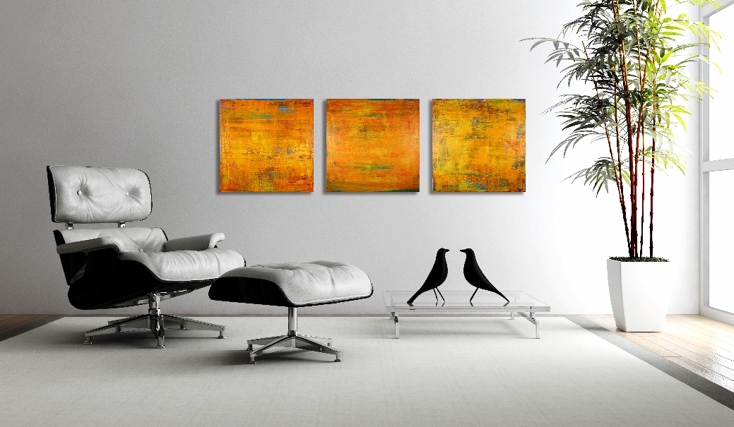 Fire Storm - Sold artwork by los angeles abstract artist Nestor Toro