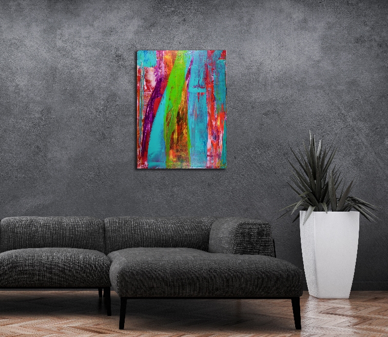 Silent Falling Tree by Nestor Toro - internationally collected abstract artist