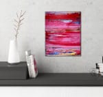 Red Frequency by abstract painter - Nestor Toro in Los Angeles / Red Frequency by abstract painter - Nestor Toro in Los Angeles