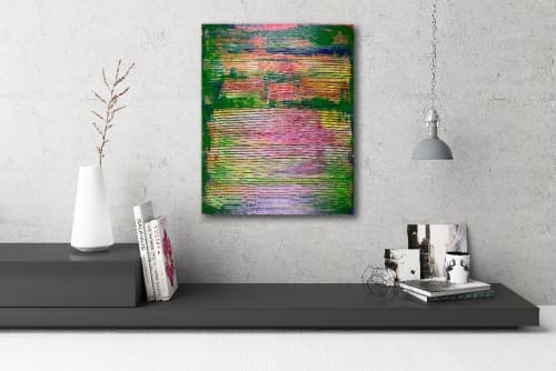 Small Windows- Purple Abstract Colorfield