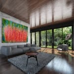 Abstract Pink Fantasy painted in 2017