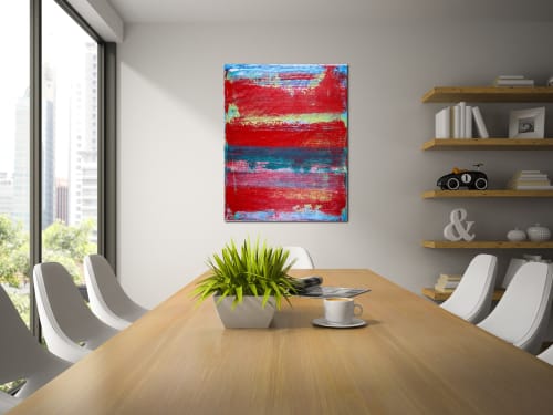 Fragmented Panorama - Window by LA abstract artist Nestor Toro