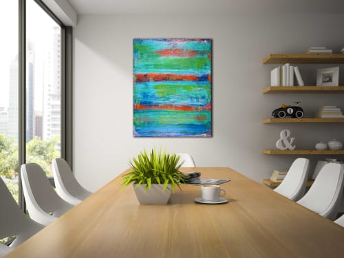 Orange Panorama by Nestor Toro in Los Angeles California 2017