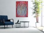 Drizzles in motion (2017) Acrylic painting by Nestor Toro in Los Angeles California