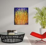 SOLD - Drizzles in Motion 2 - 56 x 66 cm - Nestor Toro Los Angeles (2017)