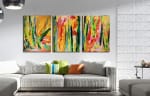 Interrupted Forest - Triptych by Nestor Toro