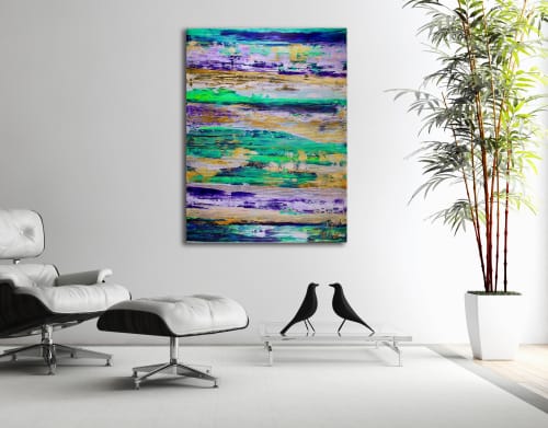 Boundless Terrain (2017) Edit Acrylic painting by Nestor Toro