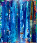 SOLD - visionary terrain 3by abstract painter artist - Nestor Toro