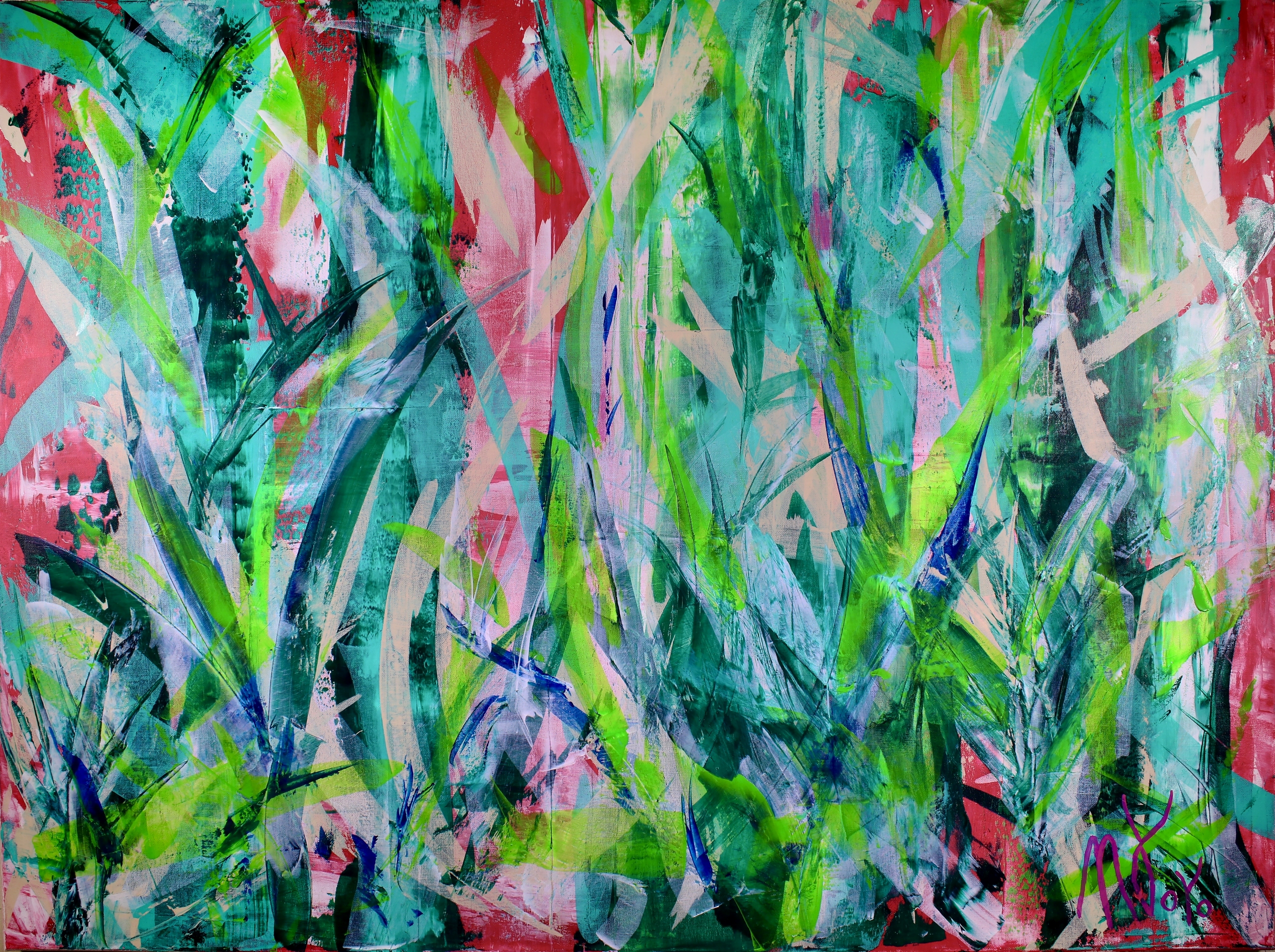 Ferns Forest | Greenery inspired by nature abstract (2018)