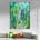 Magic Spectra (Green Forest) (2018) Acrylic painting by Nestor Toro