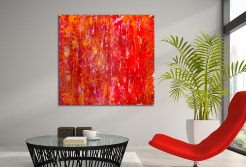 Eternal Sunset # 2 (2017) Acrylic painting by Nestor Toro