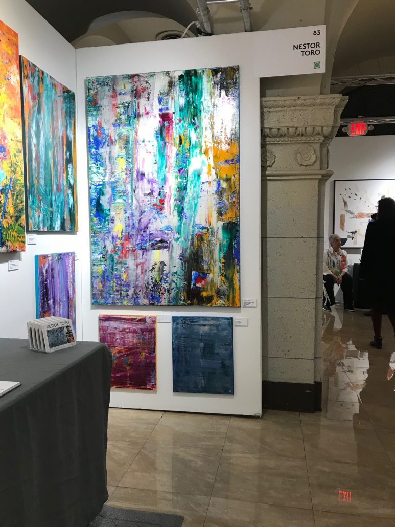 Nestor Toro showing at The Other Art Fair in Los Angeles March 2018
