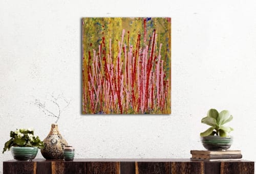 Sunny Drizzles 4 (2018) Acrylic painting by Nestor Toro