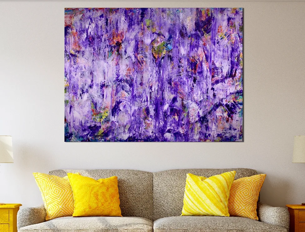Purple Spectra – NESTOR TORO – ABSTRACT ARTIST
