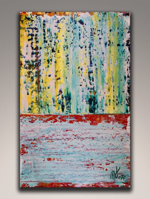 Coastline Drive (2018) Acrylic painting by Nestor Toro