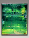 SOLD - Emerald Garden (2018) Acrylic painting by Nestor Toro