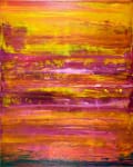 SOLD - Ablaze Sunshine by Nestor Toro - 30x24 inches
