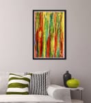 Nature Uprising 2 (2018) painting by Nestor Toro in Los Angeles