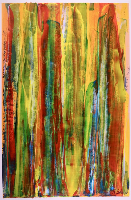 Nature uprising (2018) Art on paper by Nestor Toro