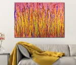 Drizzles and Frequencies (2018) abstract art Acrylic painting by Nestor Toro