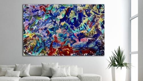 Dream In Colors by Nestor Toro (2018) Abstract art - Acrylic painting by Nestor Toro