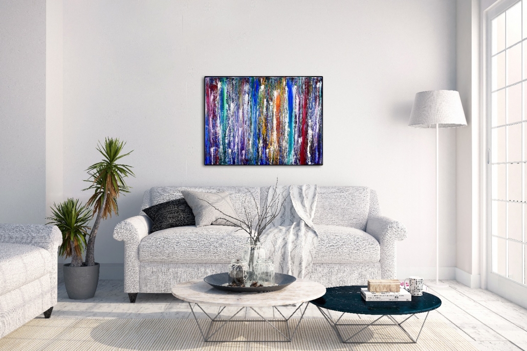 SOLD - Organic Terrain Ocean by Nestor Toro 18 x 24 inches