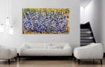 Shimmering Lights (In Paradise) (2017) abstract expressionist Acrylic painting by Nestor Toro