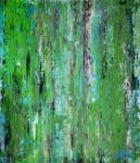 Pastures in late spring (2018) Expressionistic abstract Acrylic painting by Nestor Toro