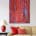 Red spectra (USA) (2018) Expressionistic Abstract Acrylic painting by Nestor Toro