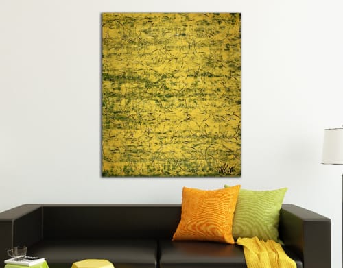 Delusions (2018) Abstract Expressionistic Acrylic painting by Nestor Toro