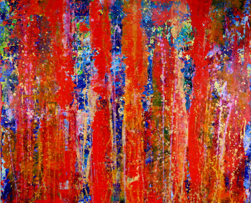 SOLD- Abstract painting Infinity Stream by Nestor Toro
